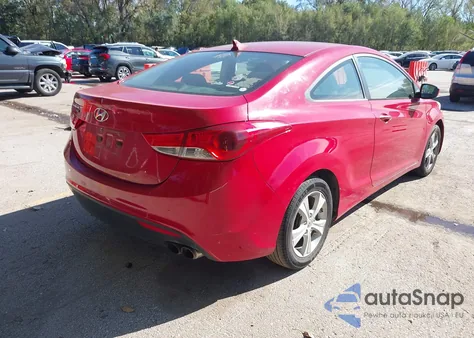 2013 Hyundai Elantra Gs z USA, uszkodzony, nr VIN KMHDH6AE1DU004804
